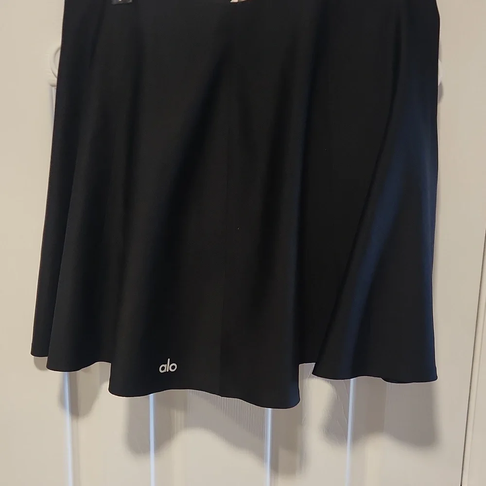 ALO Yoga Black Skater Skirt